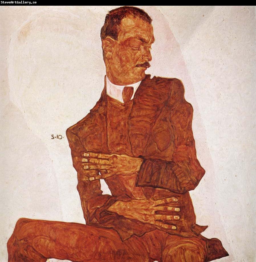Egon Schiele Portrait of the Art Critic Arthur Roessler